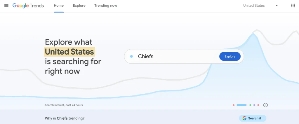 Google Trends Screenshot Partner Digital Agency